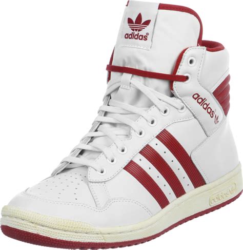 adidas schuhe weiss rot herren|Rote adidas Herrenschuhe online shoppen .